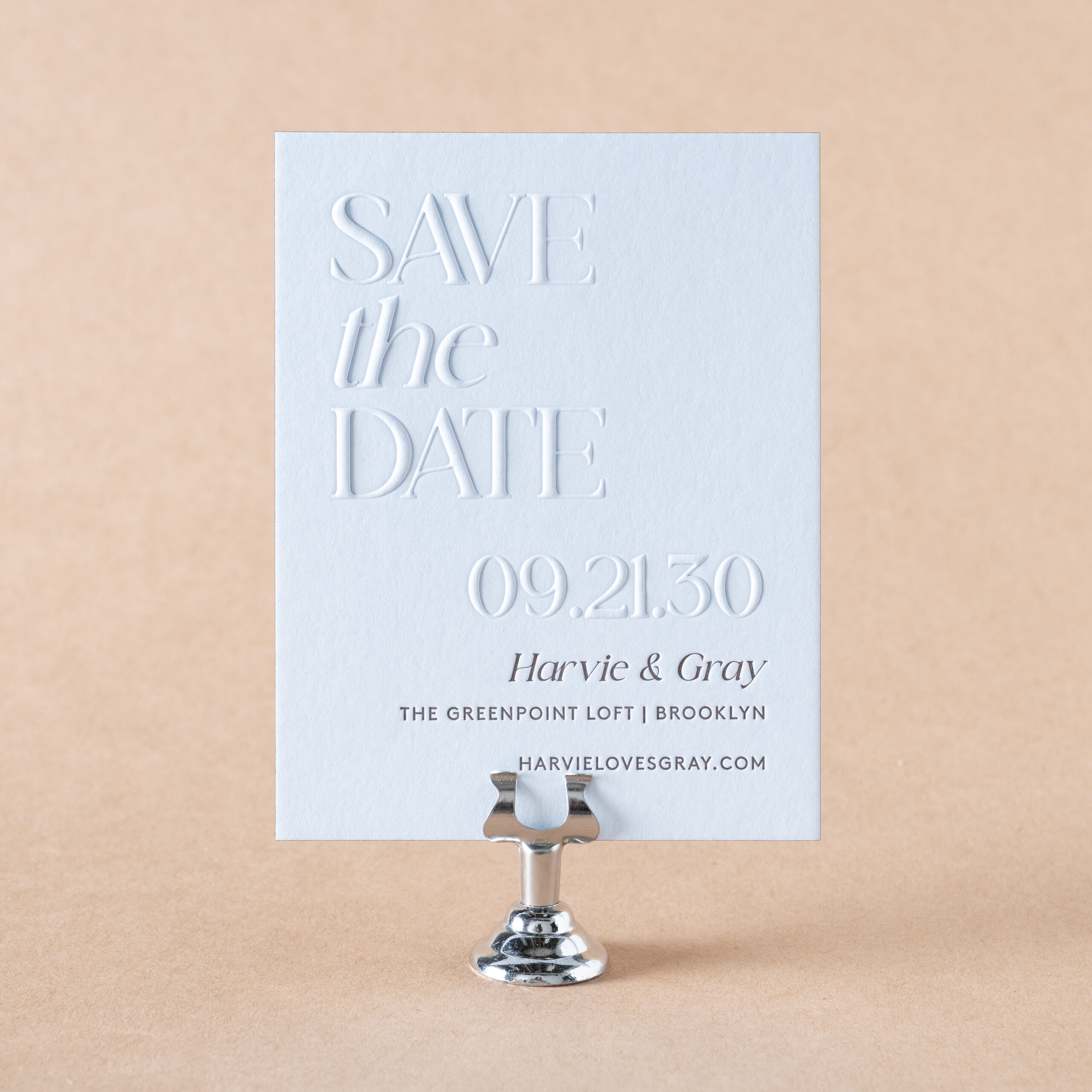 Harvie Save the Date design