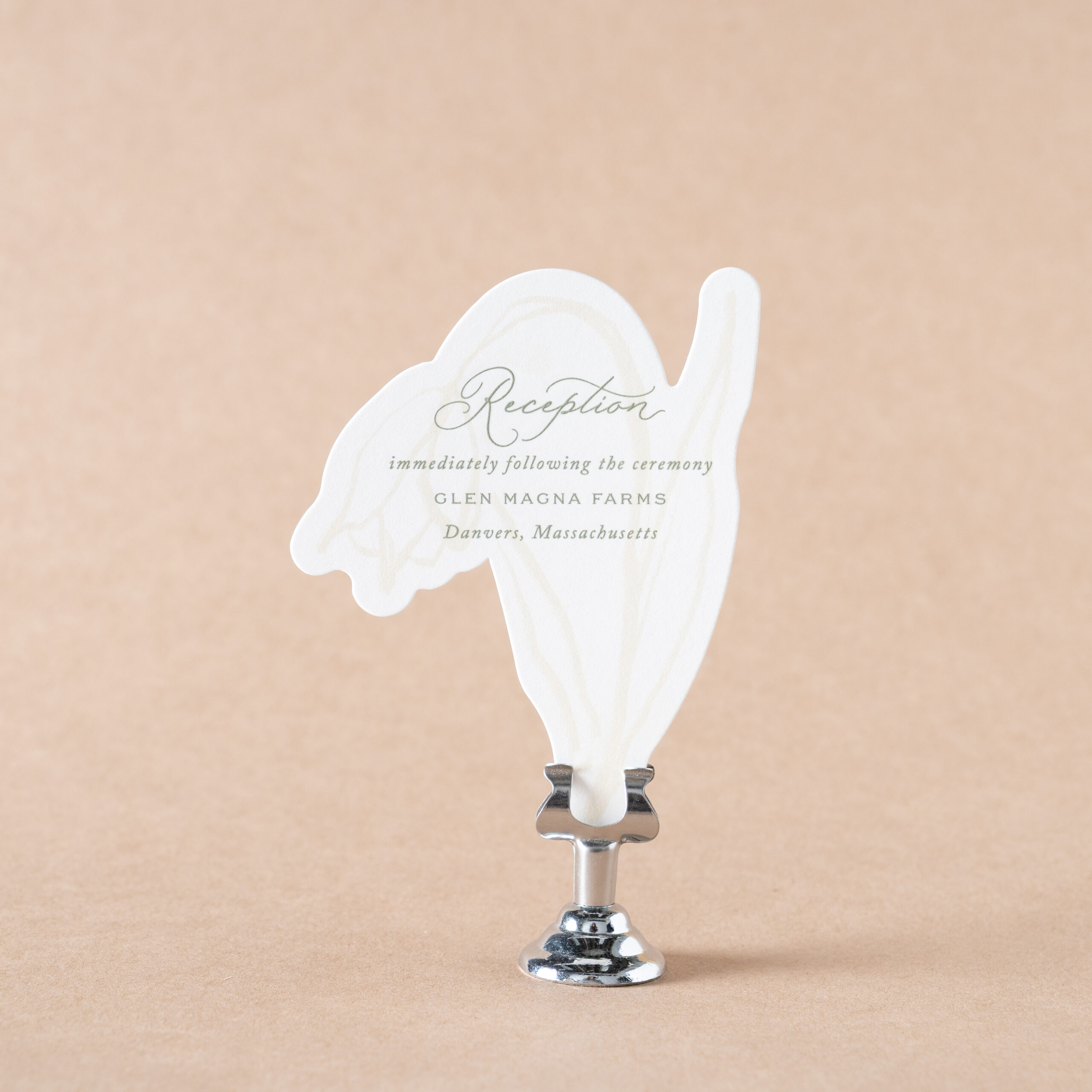 Hettie Reception Card design