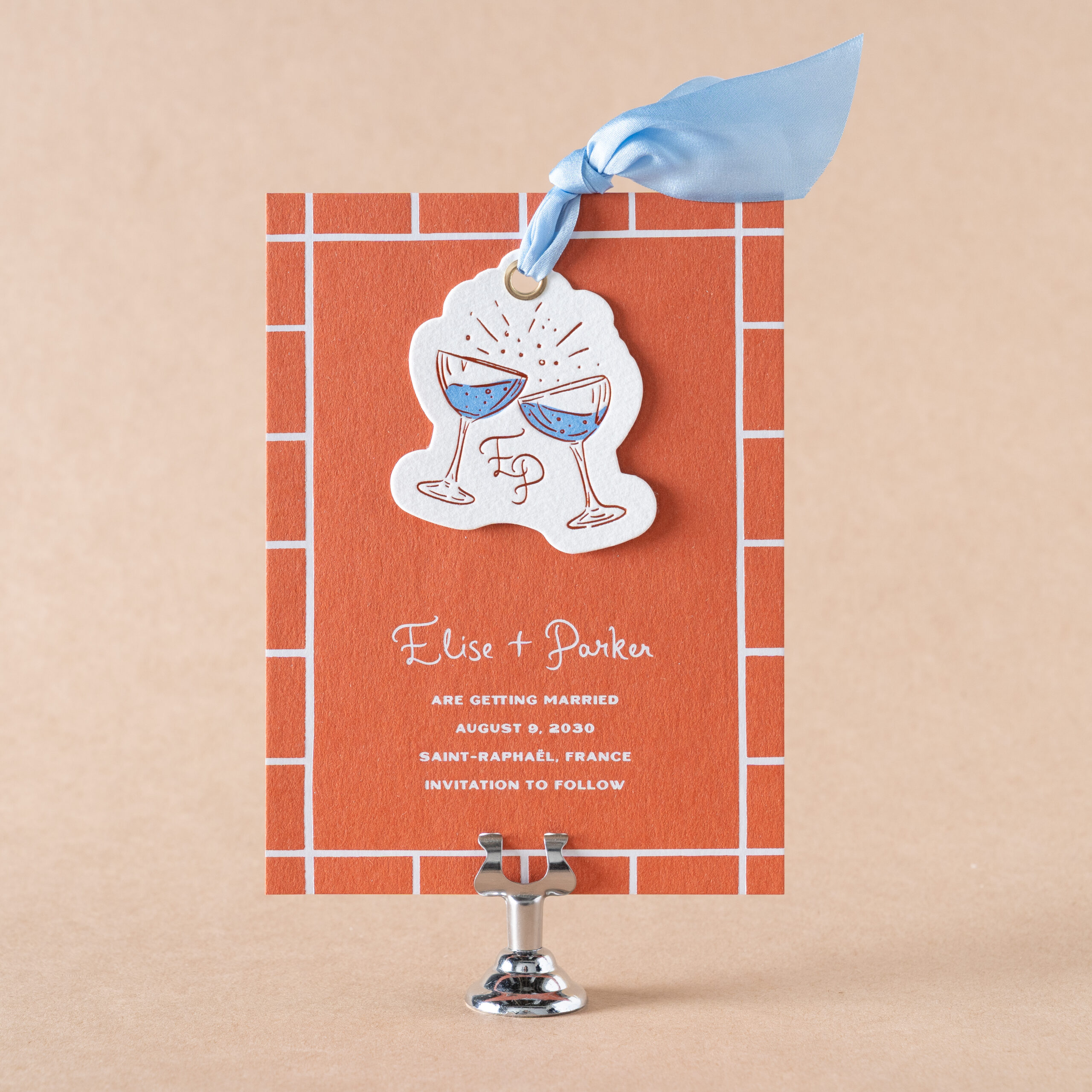 Hughes Save the Date design