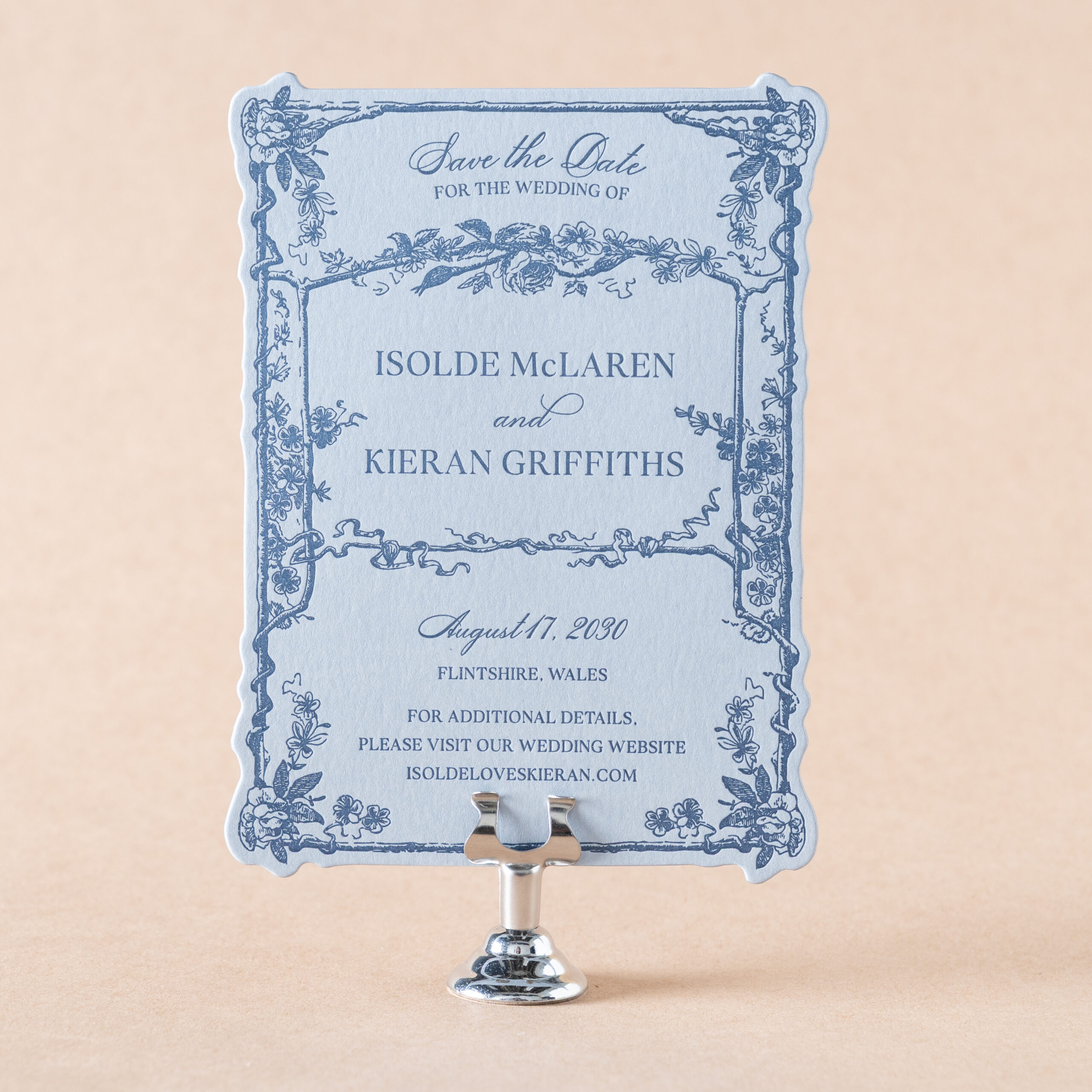 Isolde Save the Date design