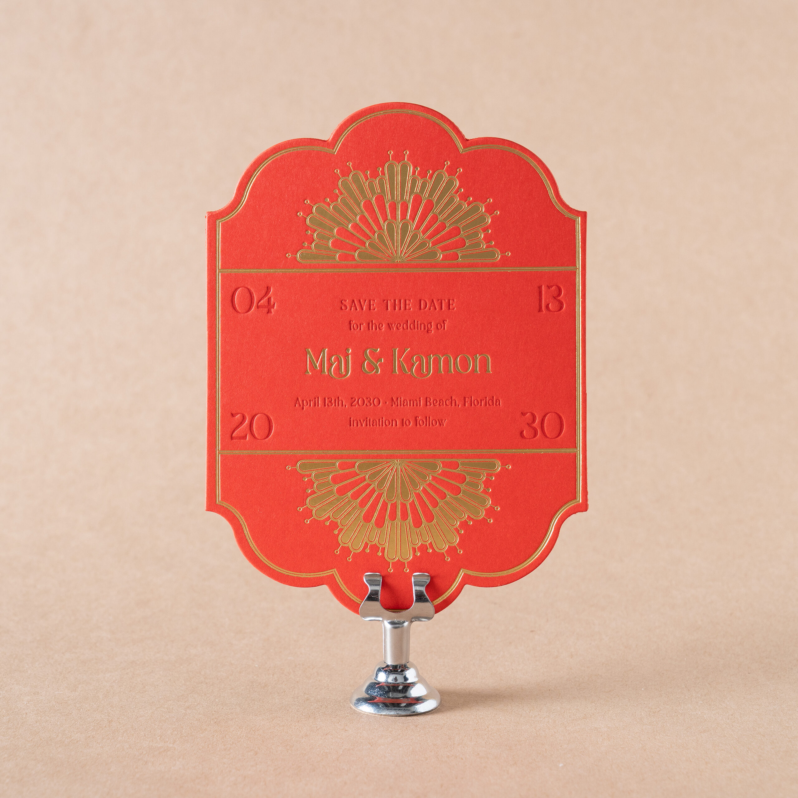 Mai Save the Date design