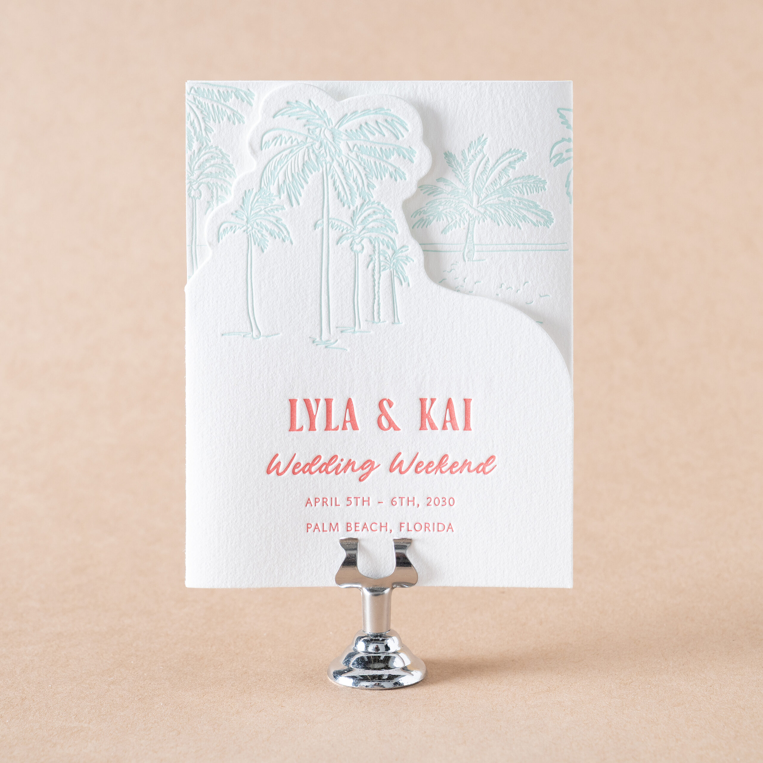 Palmer Events Card design