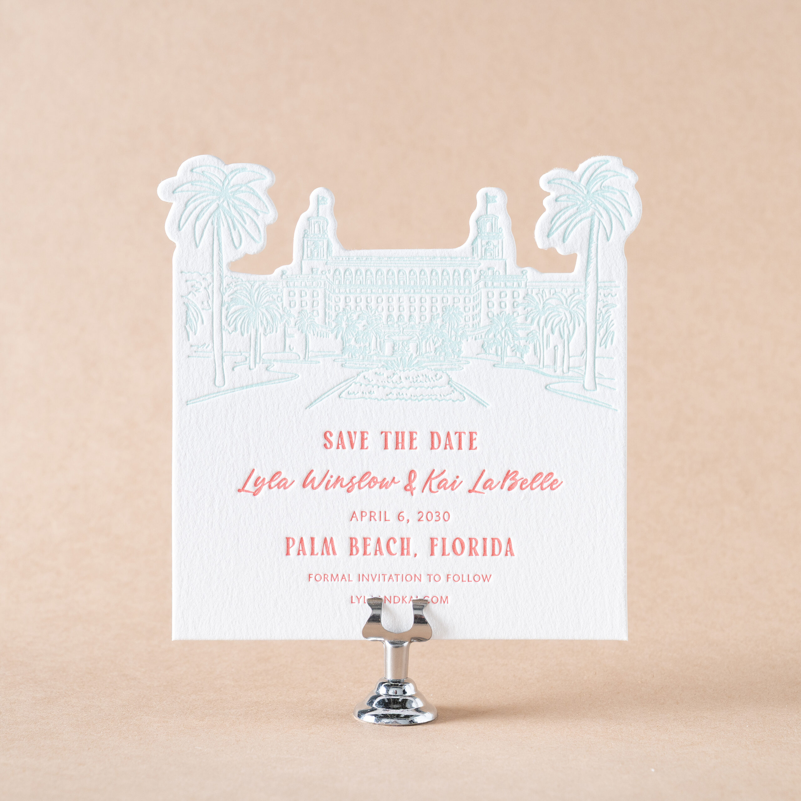 Palmer Save the Date design