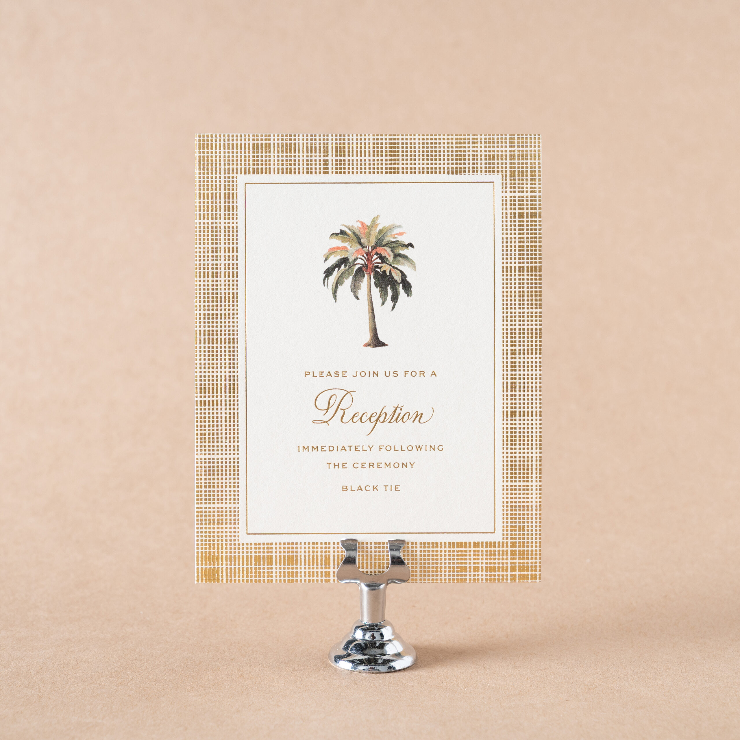 Yasmin Reception Card design