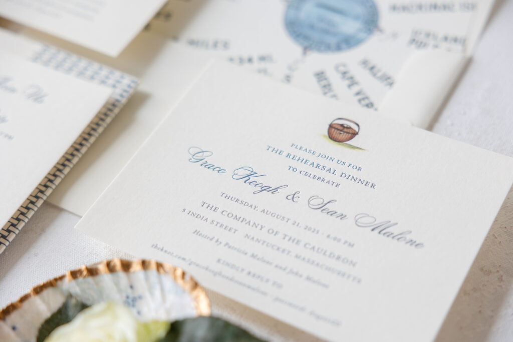 rehearsal dinner invitation