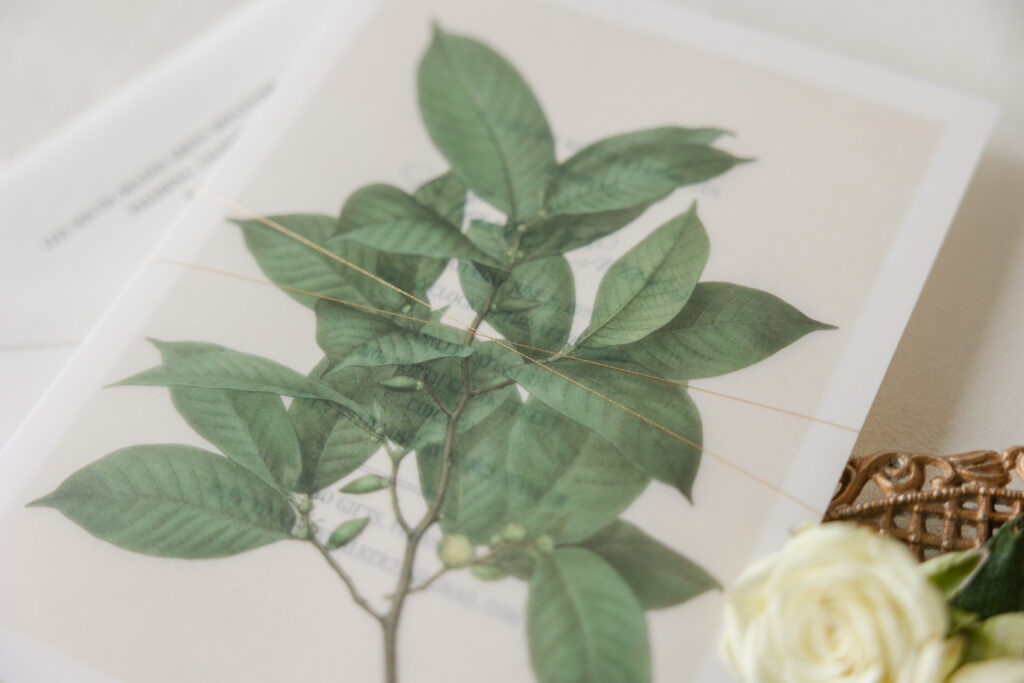 Digital printing on vellum