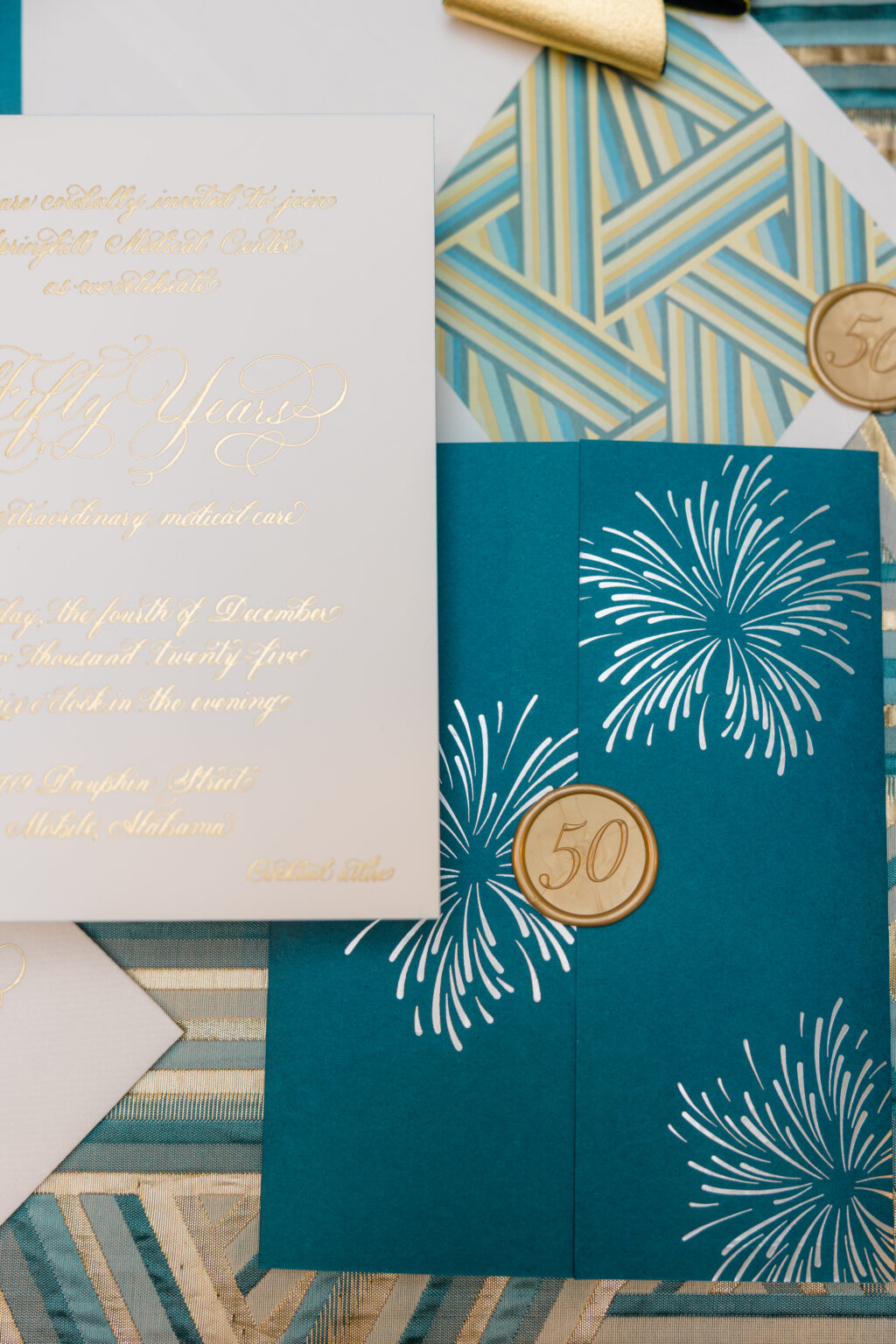 Modern Luxe Invitations with Hand Calligraphy