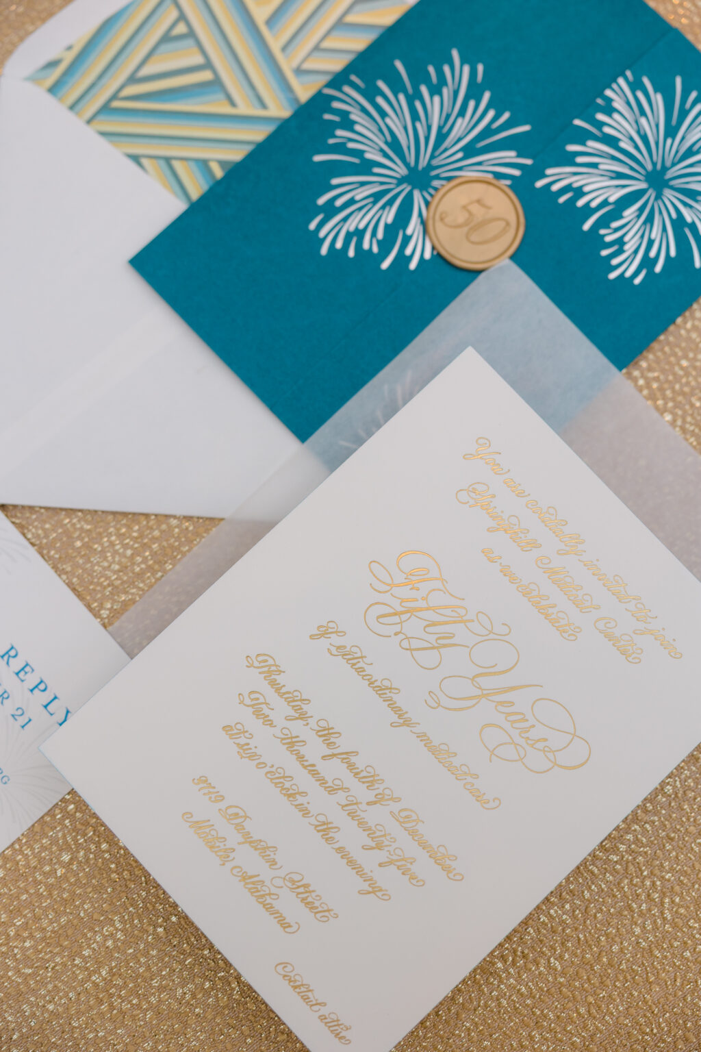 Modern Luxe Invitations with Hand Calligraphy