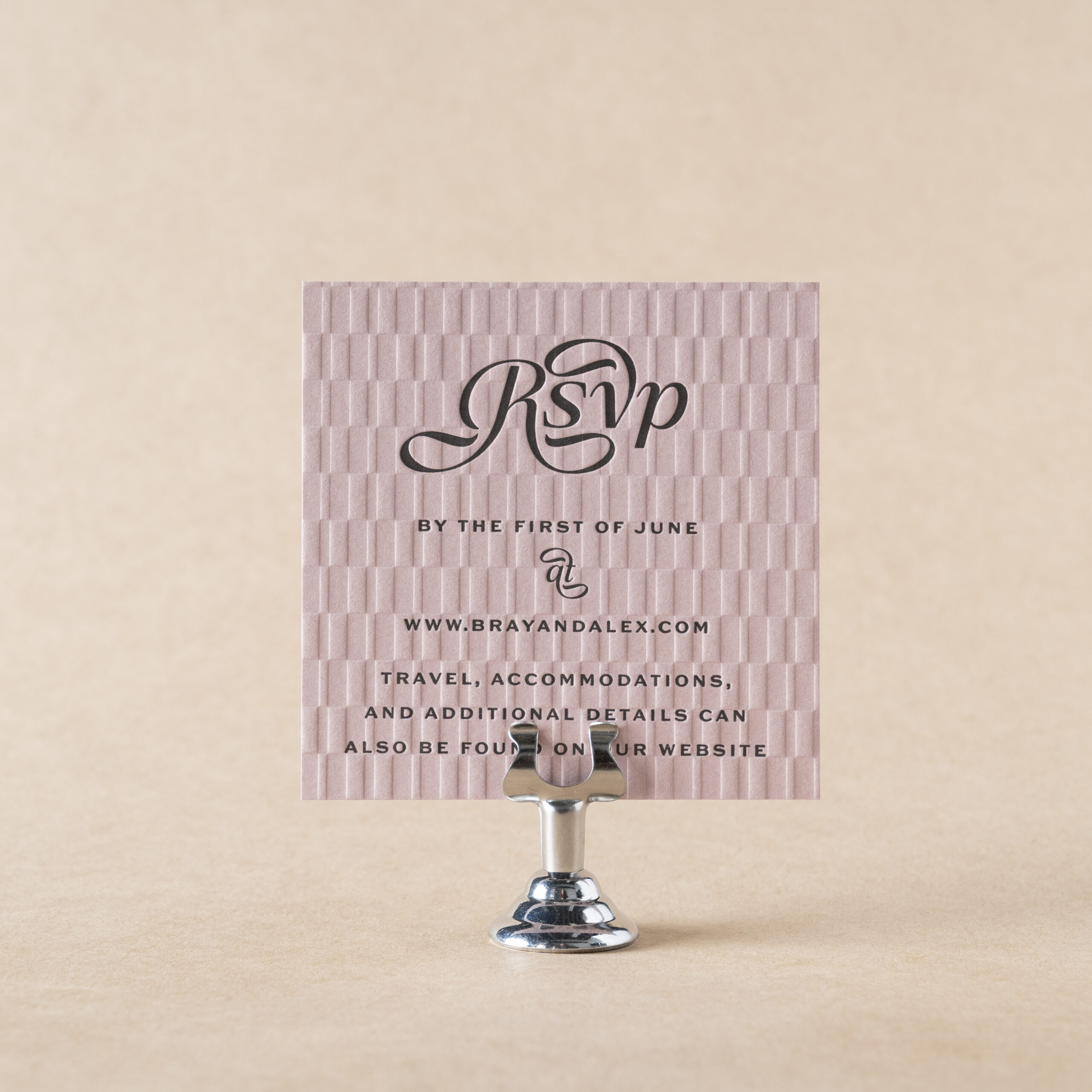 Augustine Reply Card design