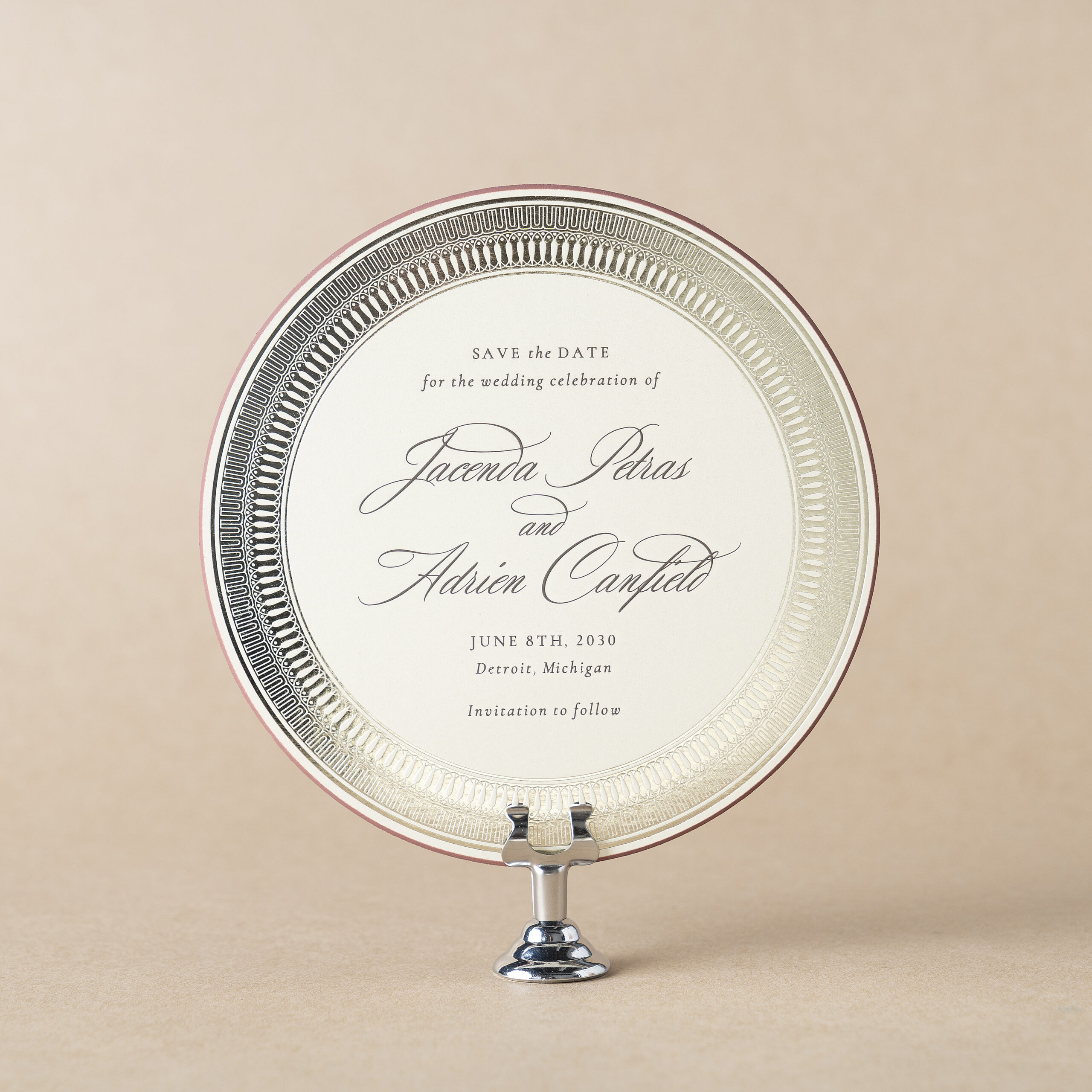 Canfield Save the Date design