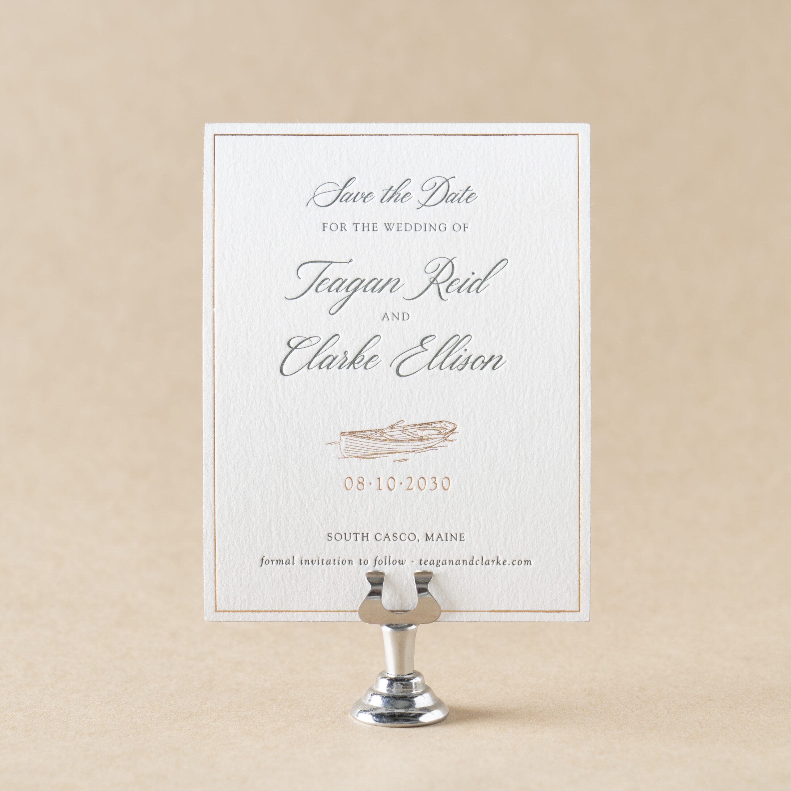 Ellison Save the Date design