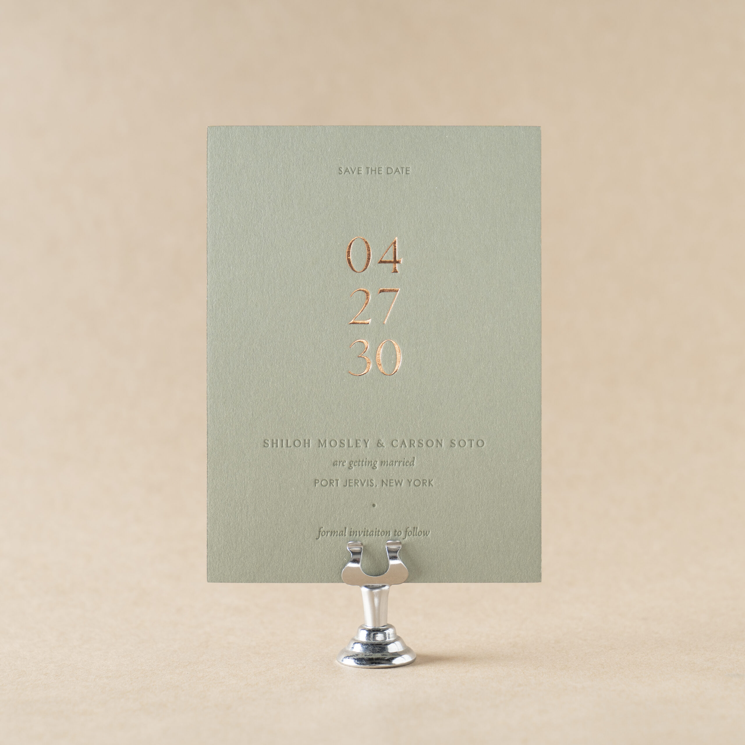 Pennington Save the Date design