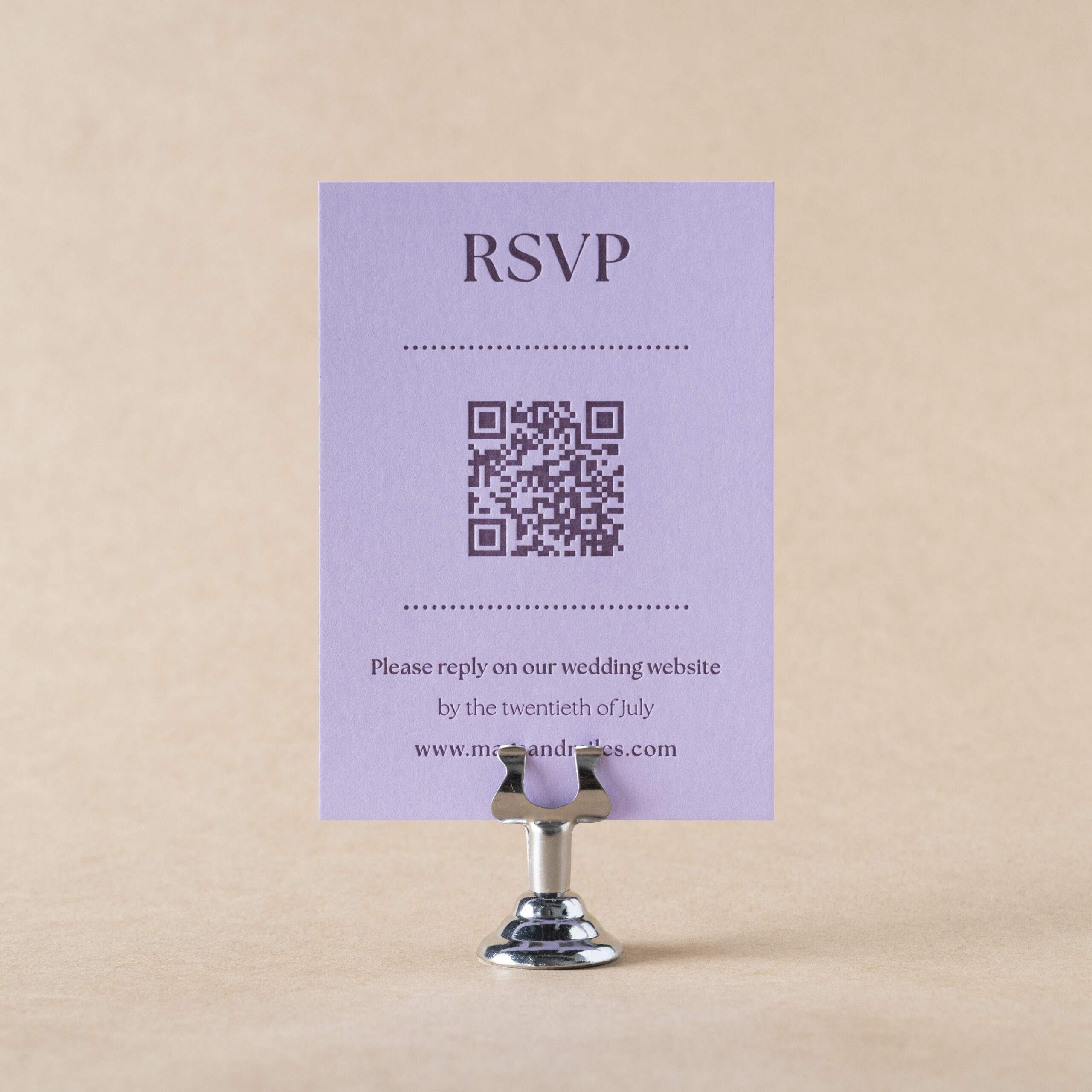 Suzy Reply Card design