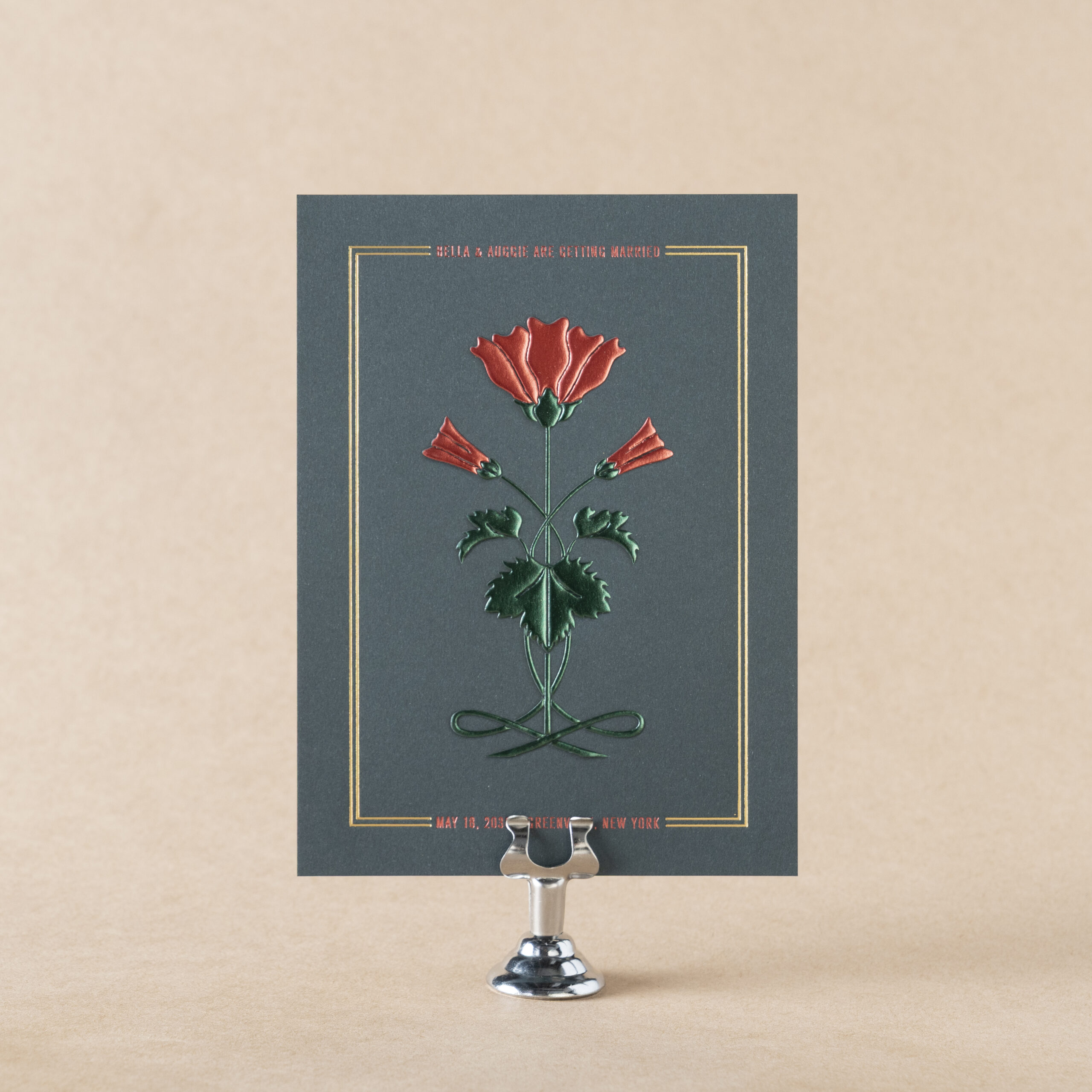 Tomlin Save the Date design