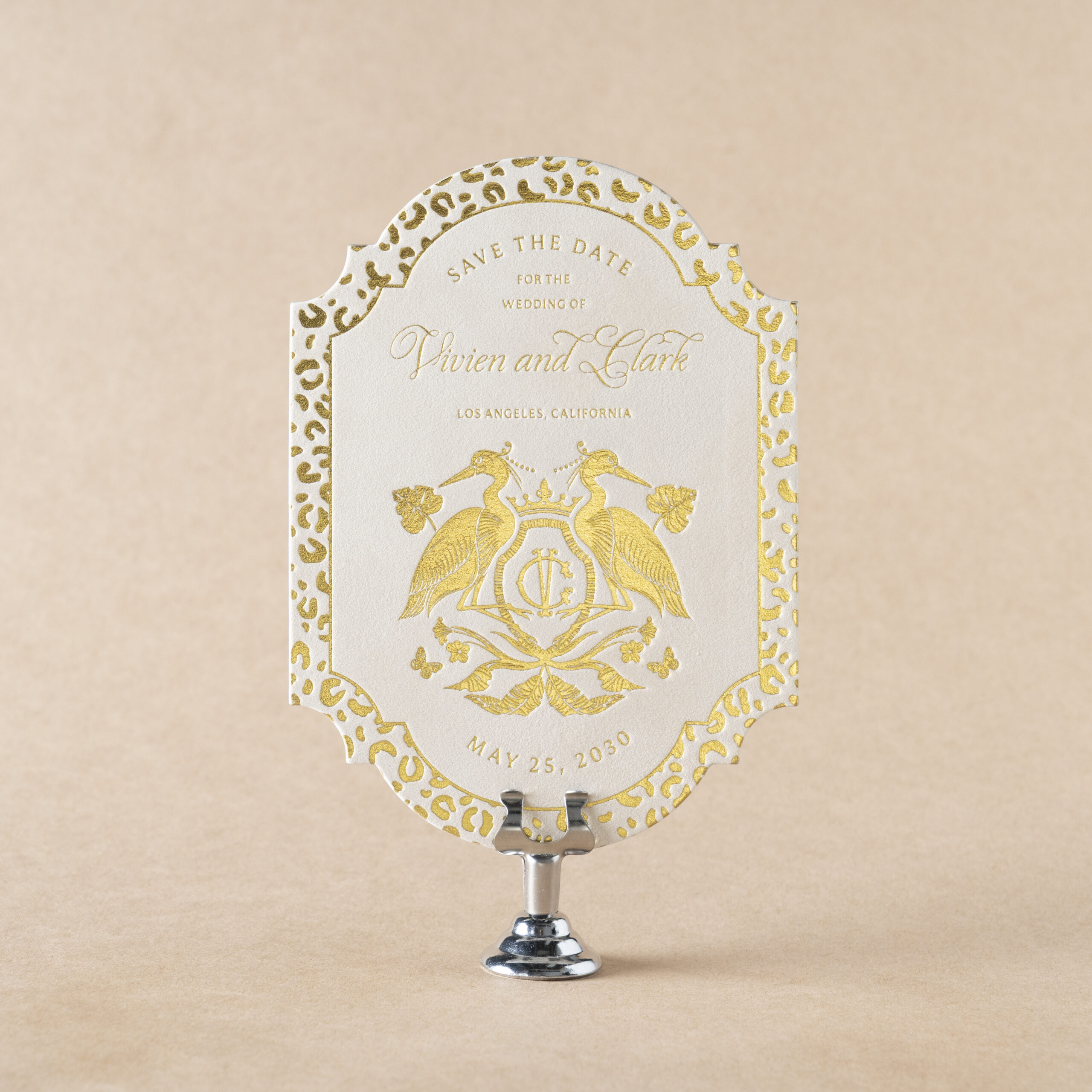 Vivien Save the Date design