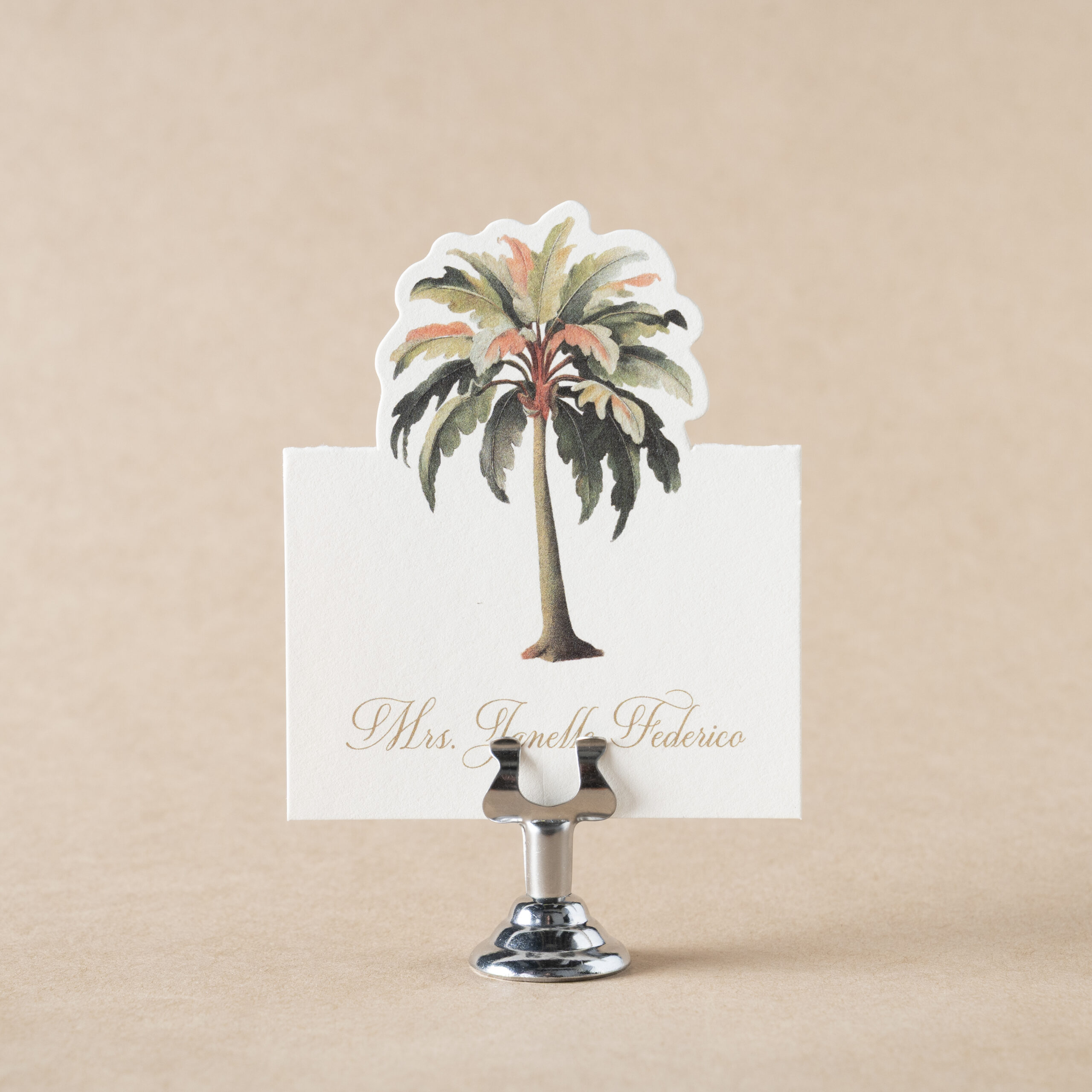 Yasmin Place Card design