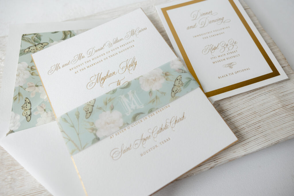 Luxury wedding stationery