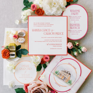 Seventh and Anderson wedding stationery
