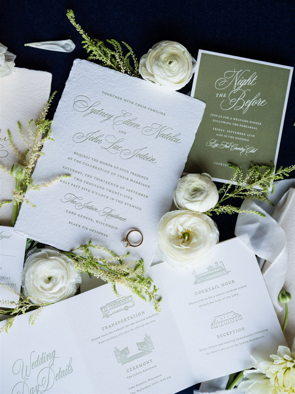 letterpress invitation