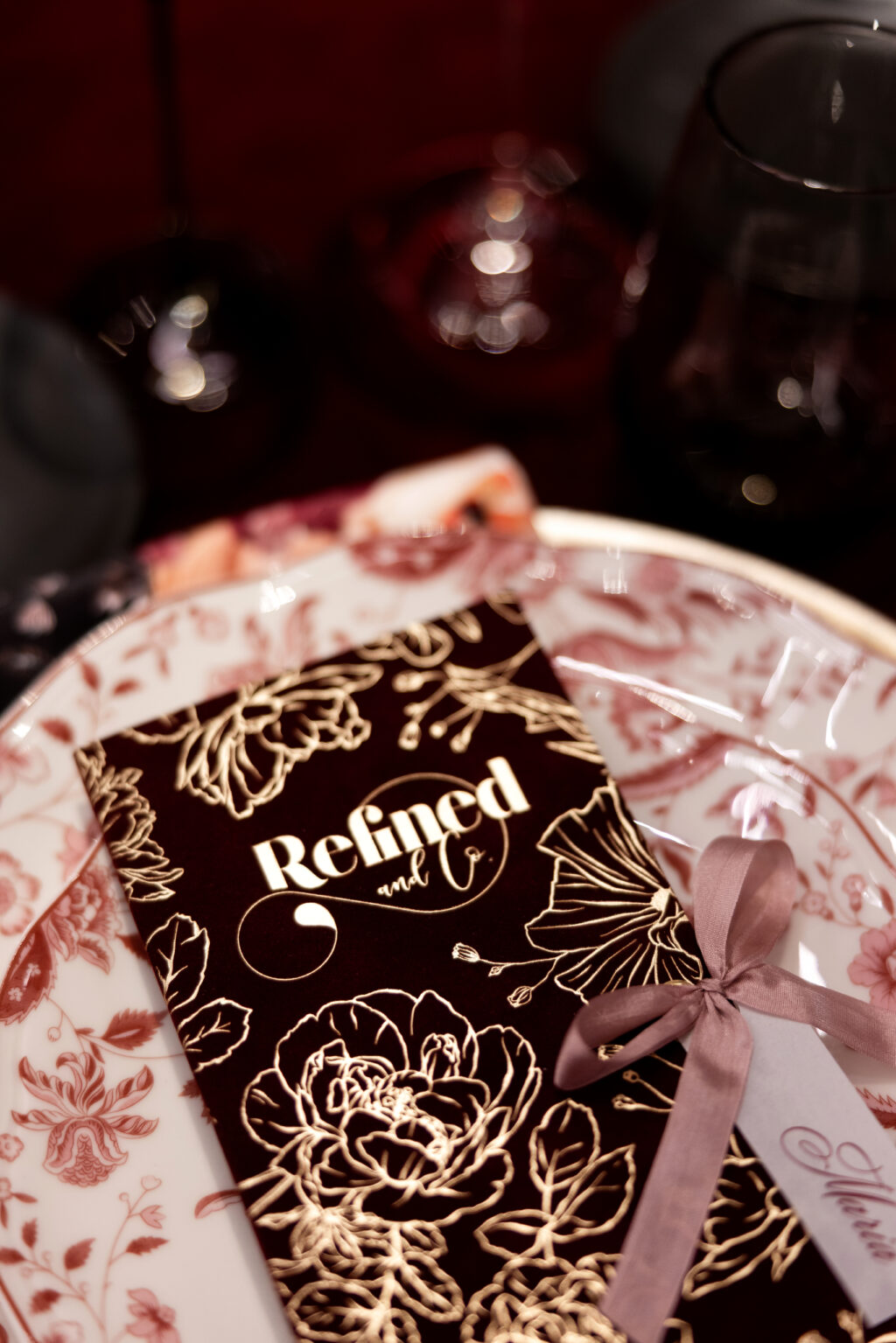 Foil Stamping on Velvet Paper