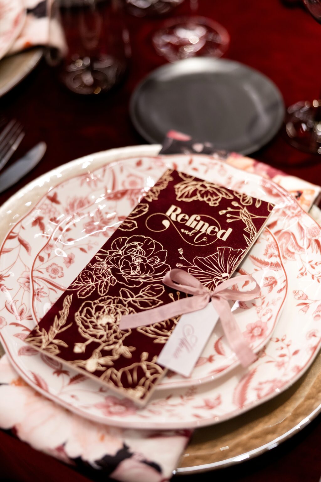 Refined Awards Foil on Velvet Program