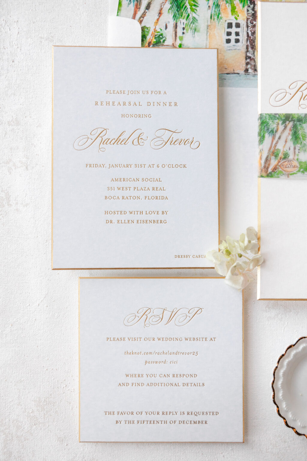 Tropical Estate Elegance Invitations