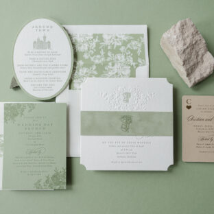 letterpress wedding stationery