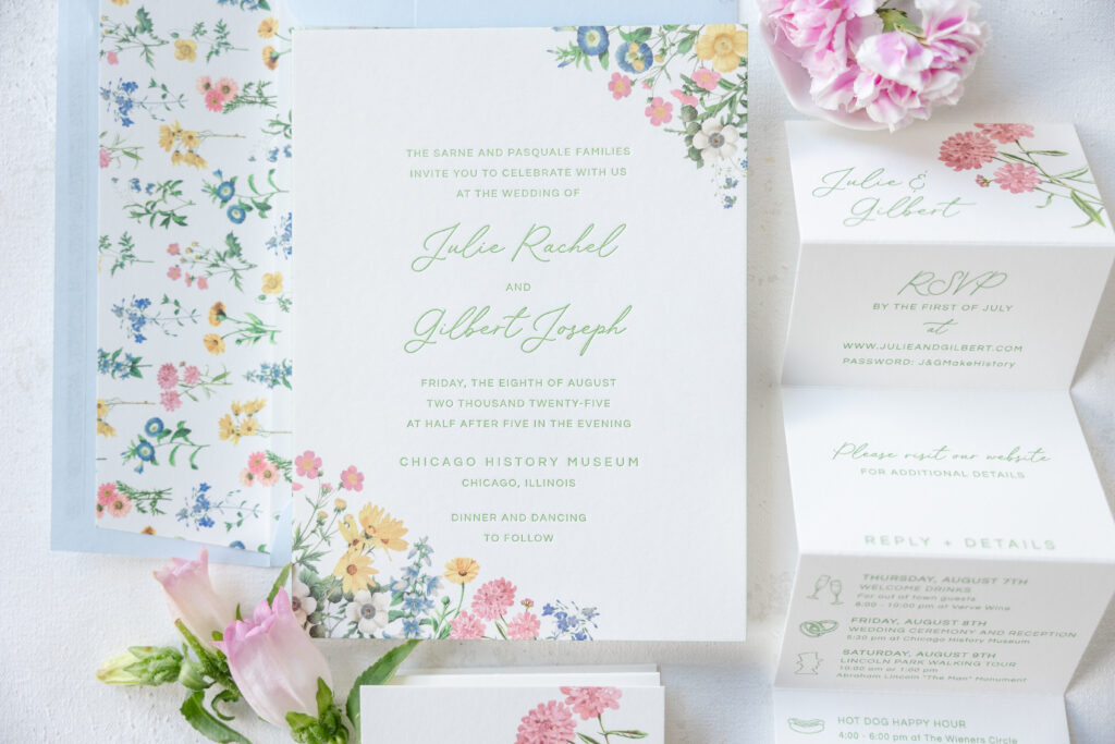 Garden Romance Wedding Invitations