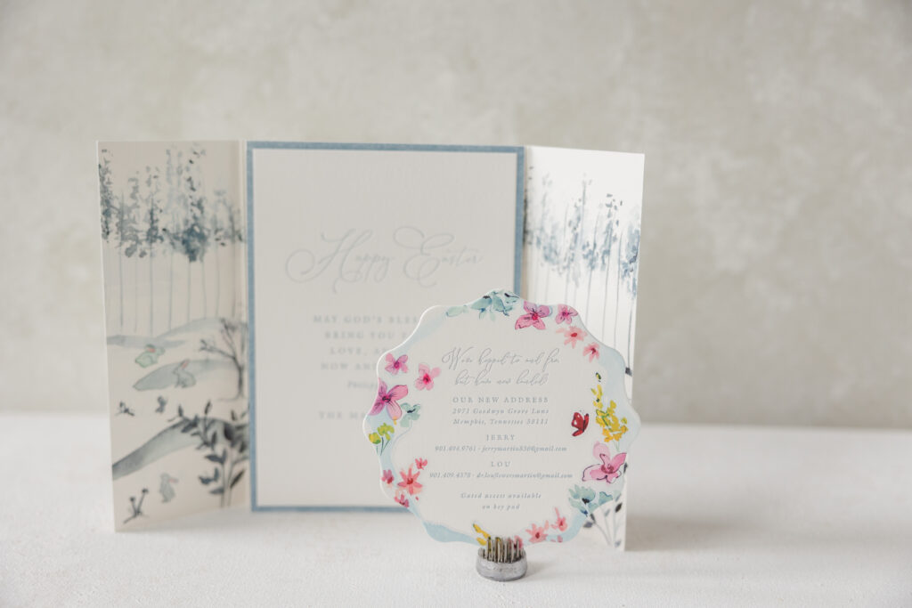 new home announcement card