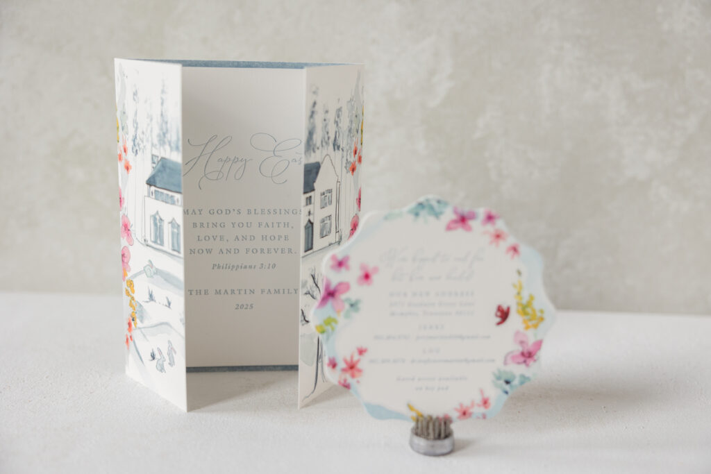 Happy Easter letterpress card