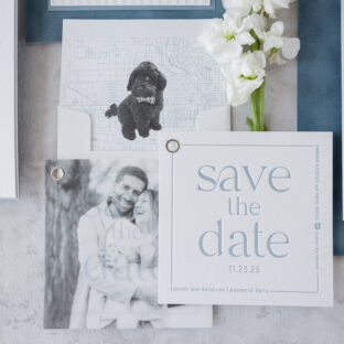 letterpress save the date