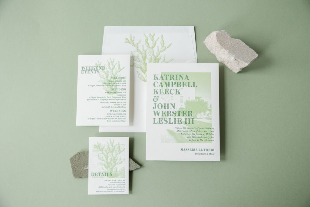 Mediterranean Wedding Stationery