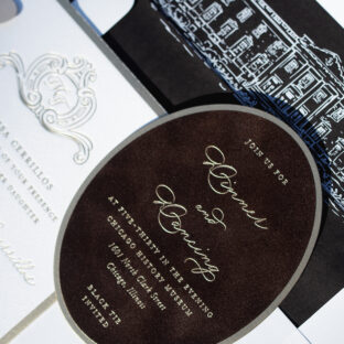 foil stamping on velvet