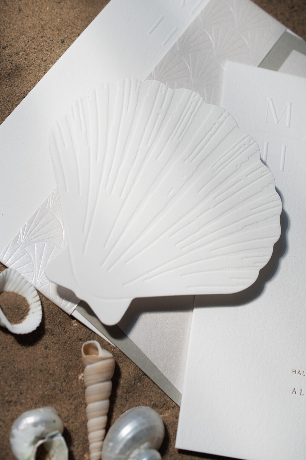 Beach Inspired Wedding Invite Suite