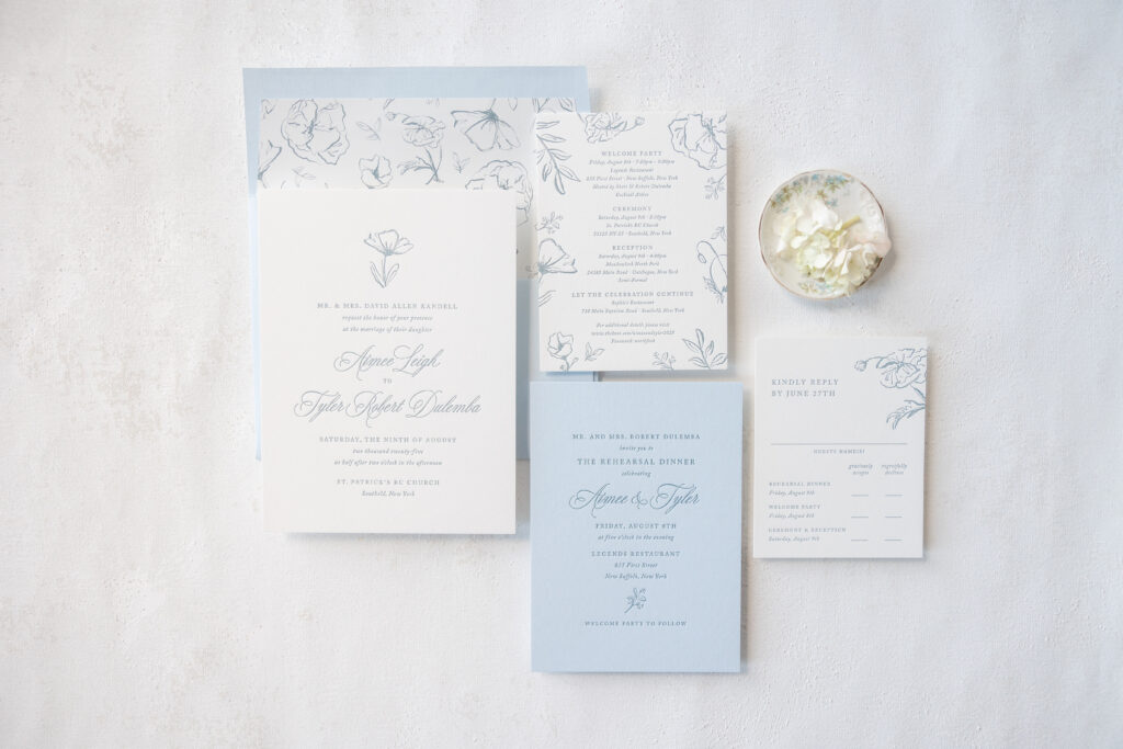 letterpress wedding stationery