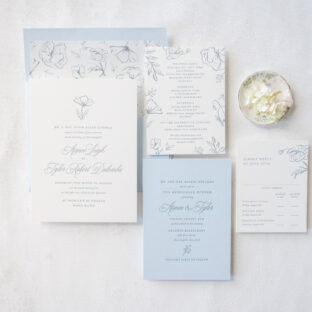 letterpress wedding stationery