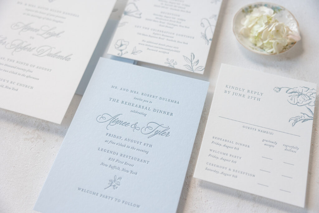 Delicate Botanical Invitations