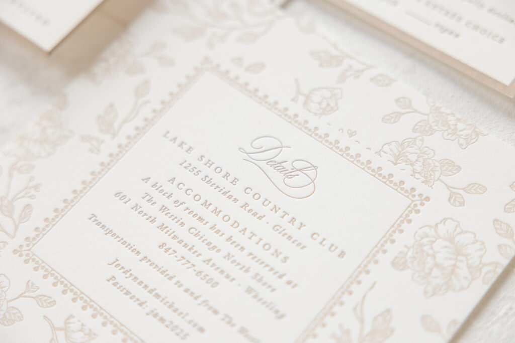 Letterpress Wedding Invitations