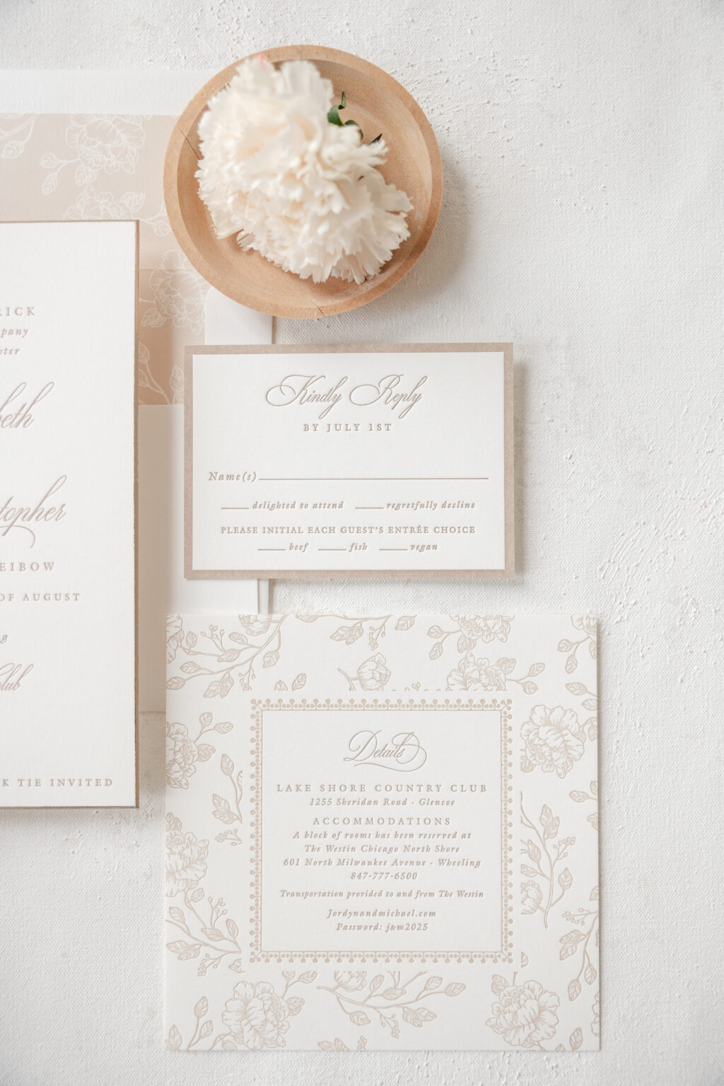 Letterpress Wedding Invitations