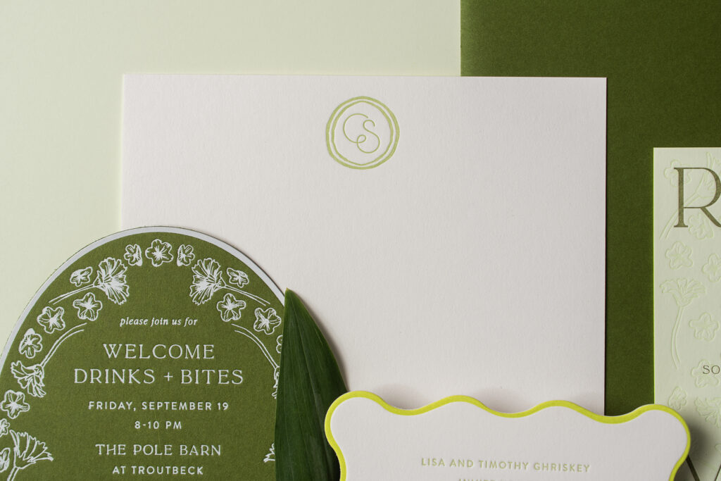 letterpress monogram