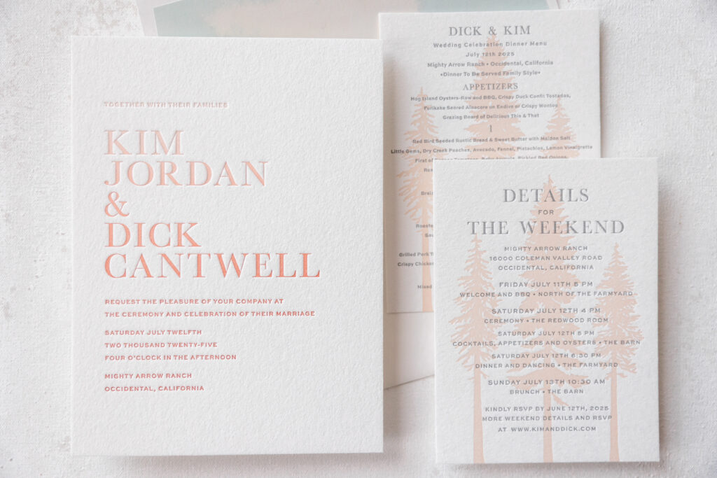 Ombre Letterpress Printing