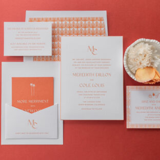 Letterpress Wedding Stationery