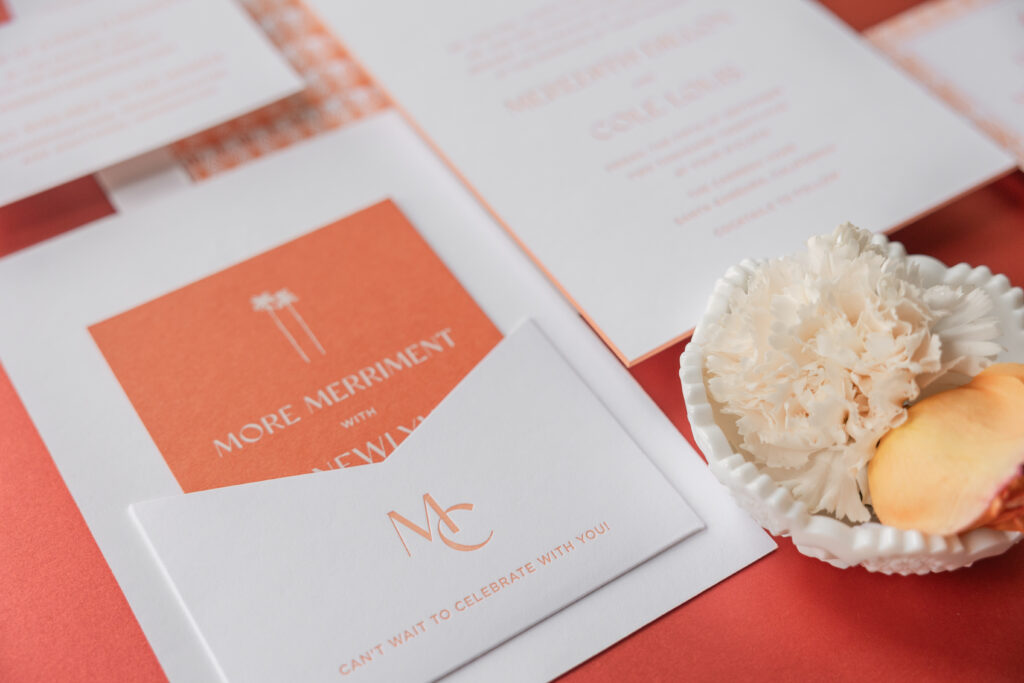 Wedding Invitation with Pocket