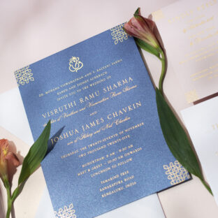Foil Wedding Invitation Suite