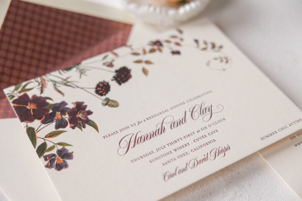 Moody Garden Romance Invitations