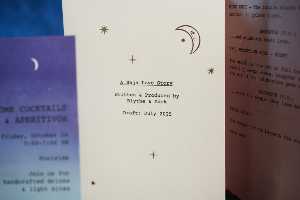 Cinematic Wedding Invitations