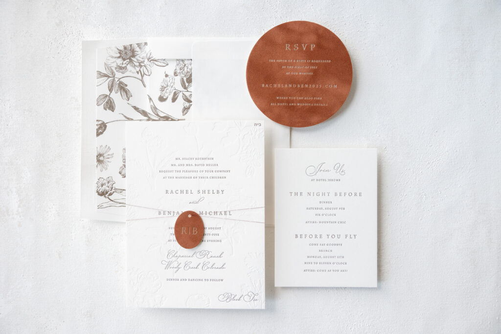 Blind Emboss Invites