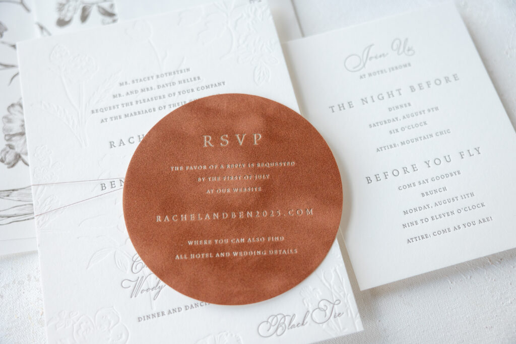 Foil stamping on velvet paper