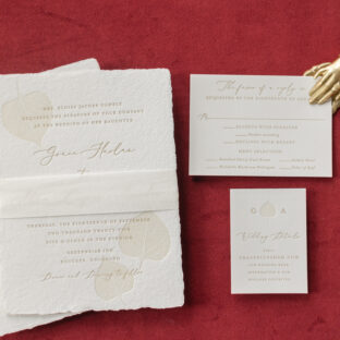 Nature inspired wedding invite