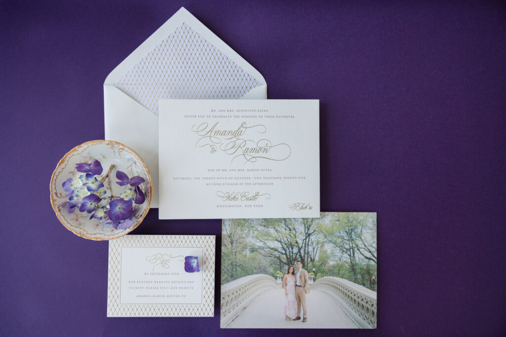 Wedding Stationery with Digital Photo
